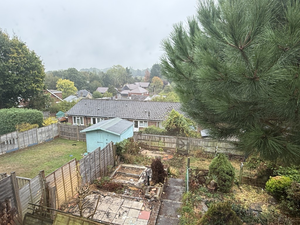 Lot: 161 - HOUSE IN NEED OF IMPROVEMENT - View from Bedroom 1 in House in Need of Modernisation